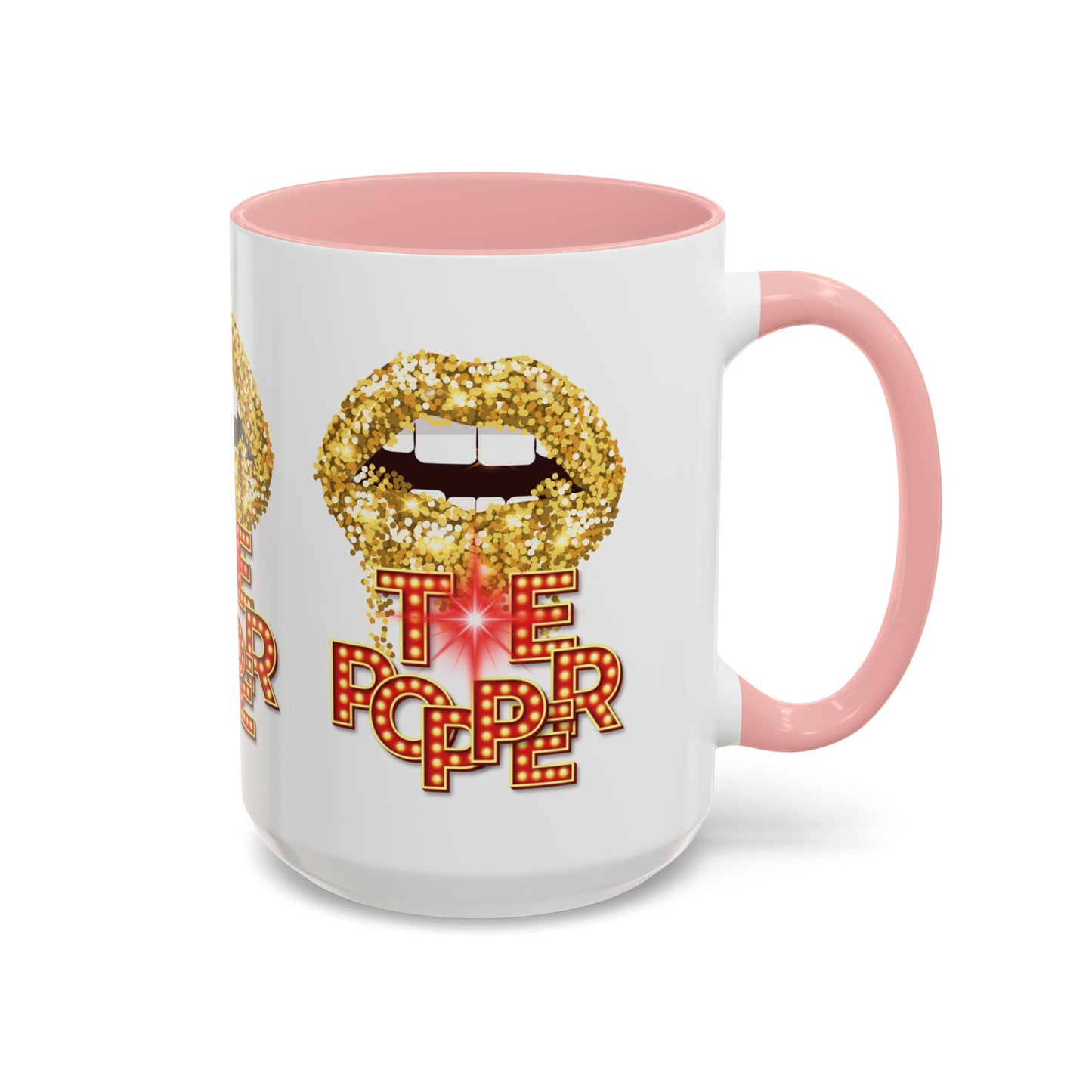 Artistic Design: The *TE POPPER* Coffee Mug (11, 15oz)