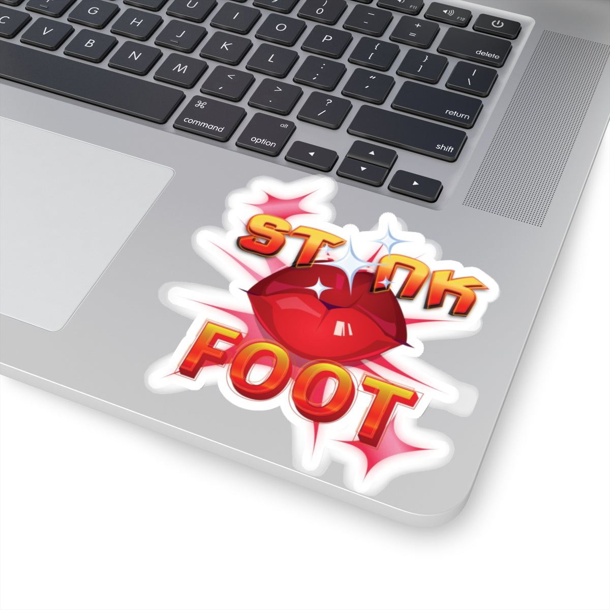 Artistic Design: The *STNK FOOT* Kiss-Cut Stickers