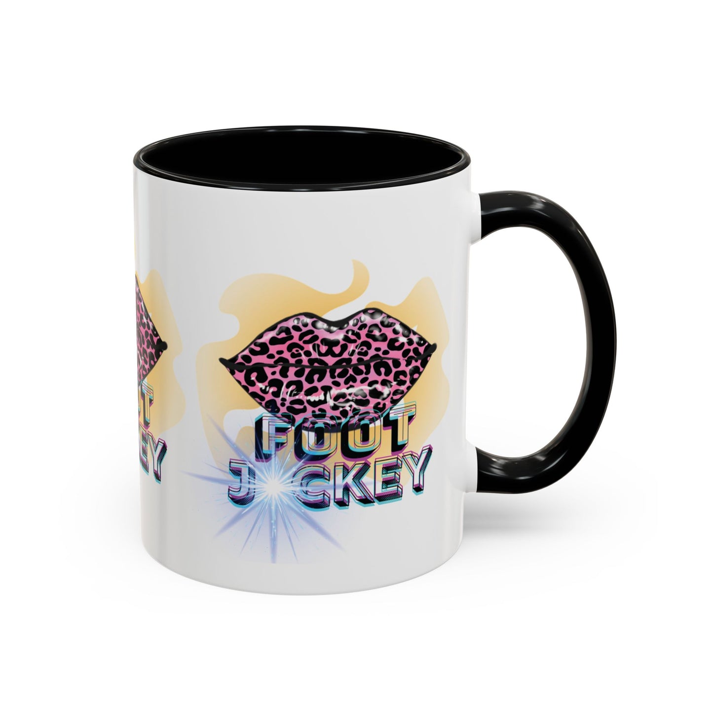 Artistic Design: The *FOOT JCKEY* Coffee Mug (11, 15oz)