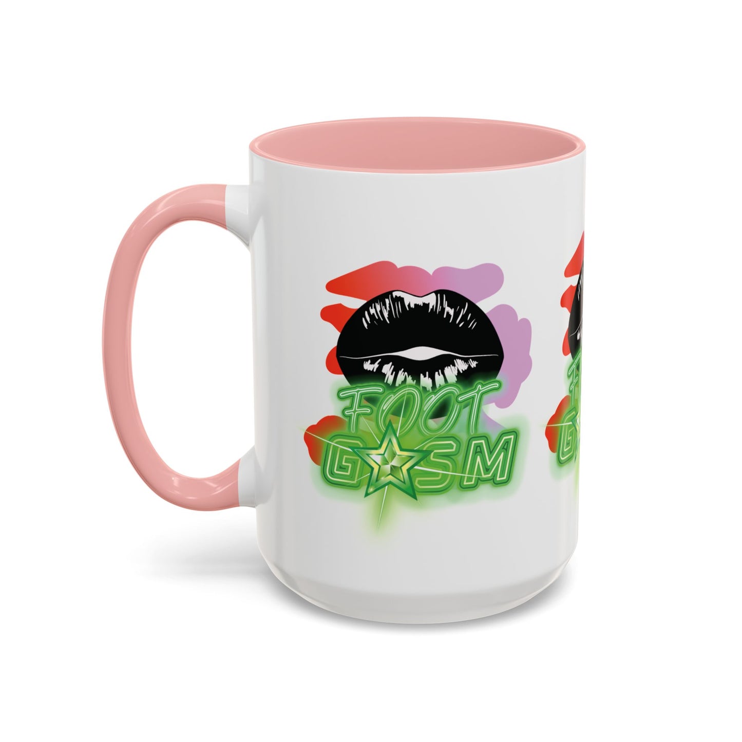 Artistic Design: The *FOOT GSM GREEN* Coffee Mug (11, 15oz)