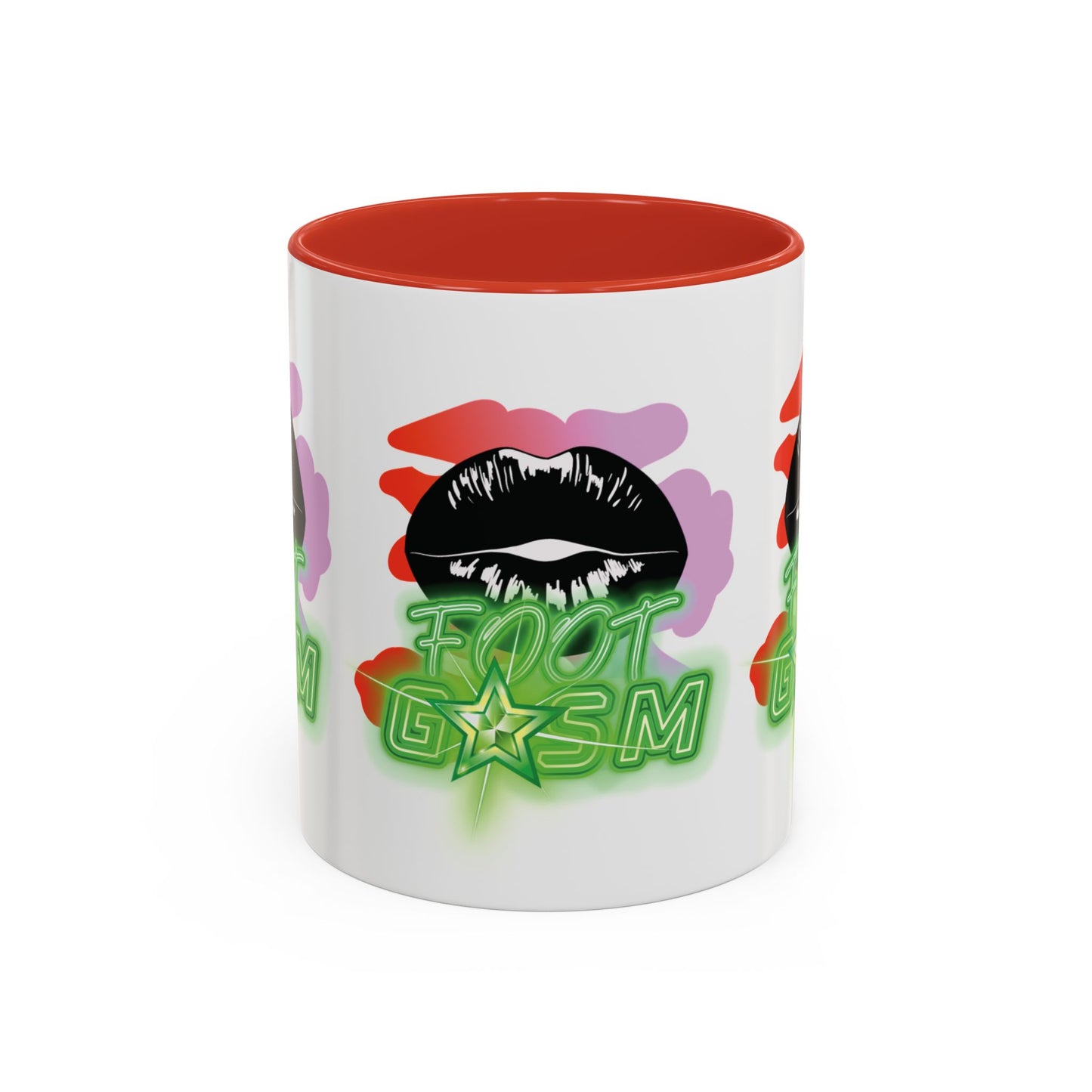 Artistic Design: The *FOOT GSM GREEN* Coffee Mug (11, 15oz)