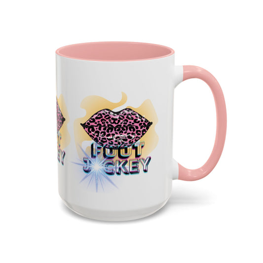 Artistic Design: The *FOOT JCKEY* Coffee Mug (11, 15oz)