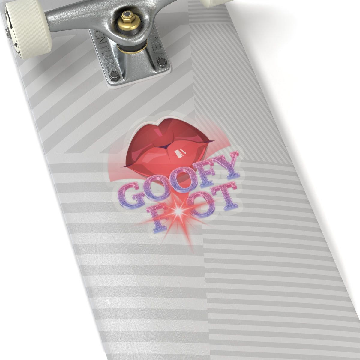 Artistic Design: The *GOOFY FOT* Kiss-Cut Stickers