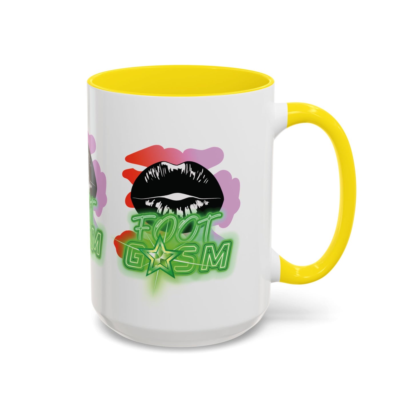 Artistic Design: The *FOOT GSM GREEN* Coffee Mug (11, 15oz)