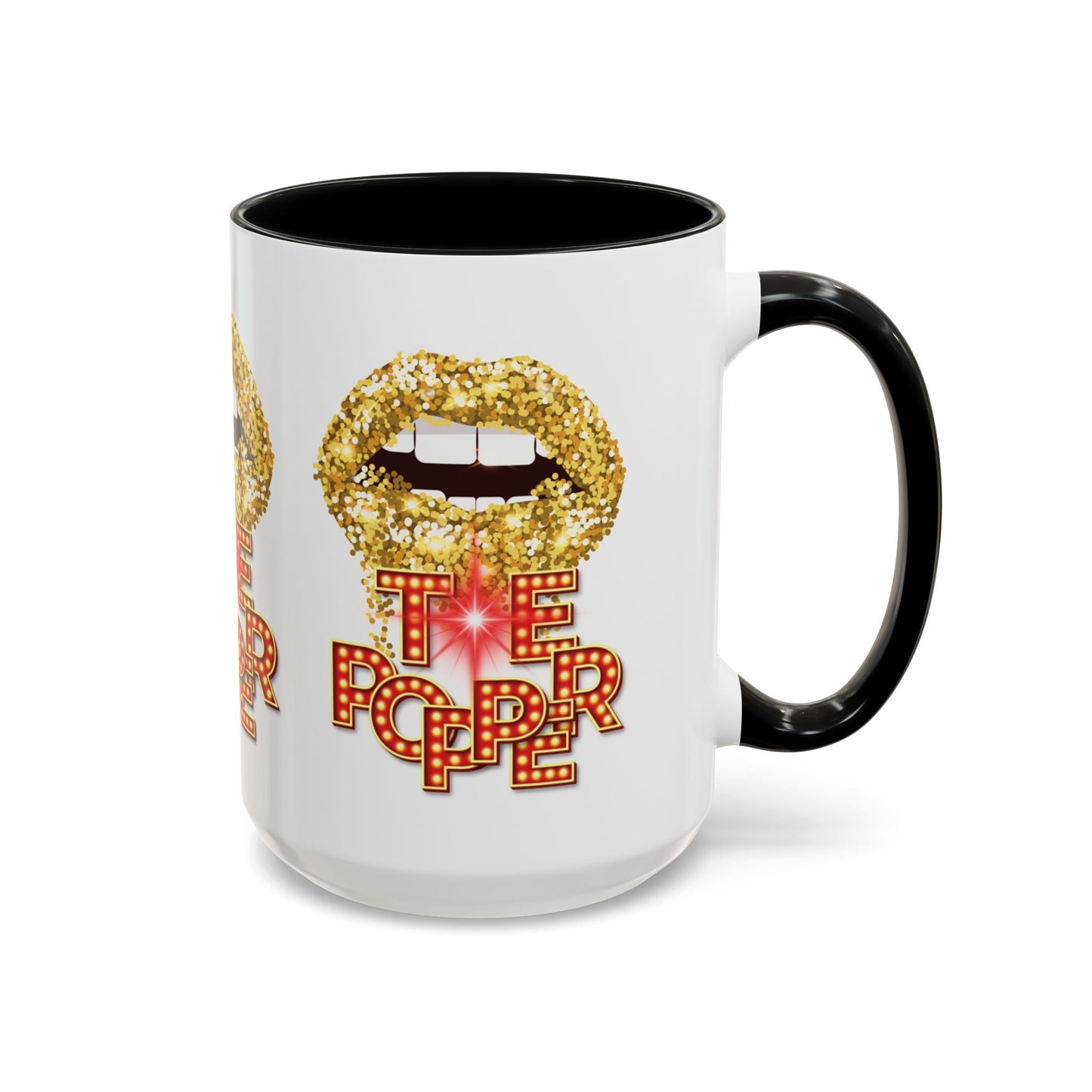 Artistic Design: The *TE POPPER* Coffee Mug (11, 15oz)