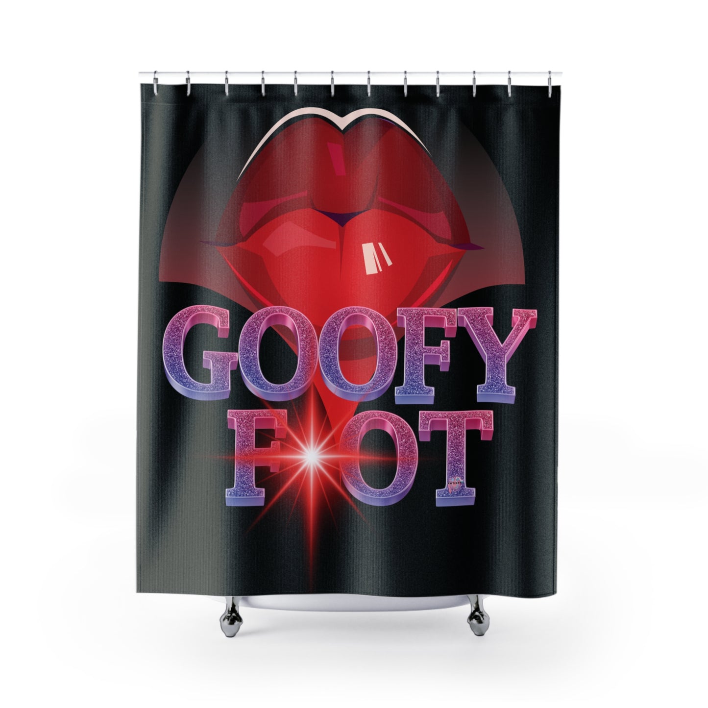 Artistry Design: The *GOOFY FOT* Shower Curtain