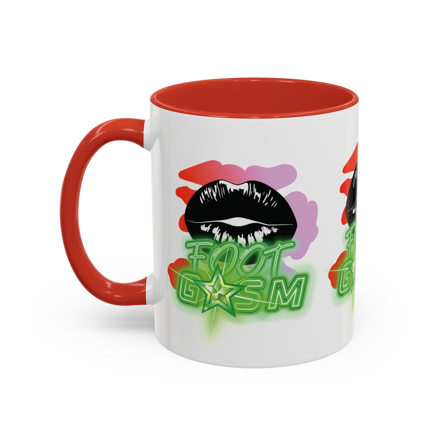 Artistic Design: The *FOOT GSM GREEN* Coffee Mug (11, 15oz)