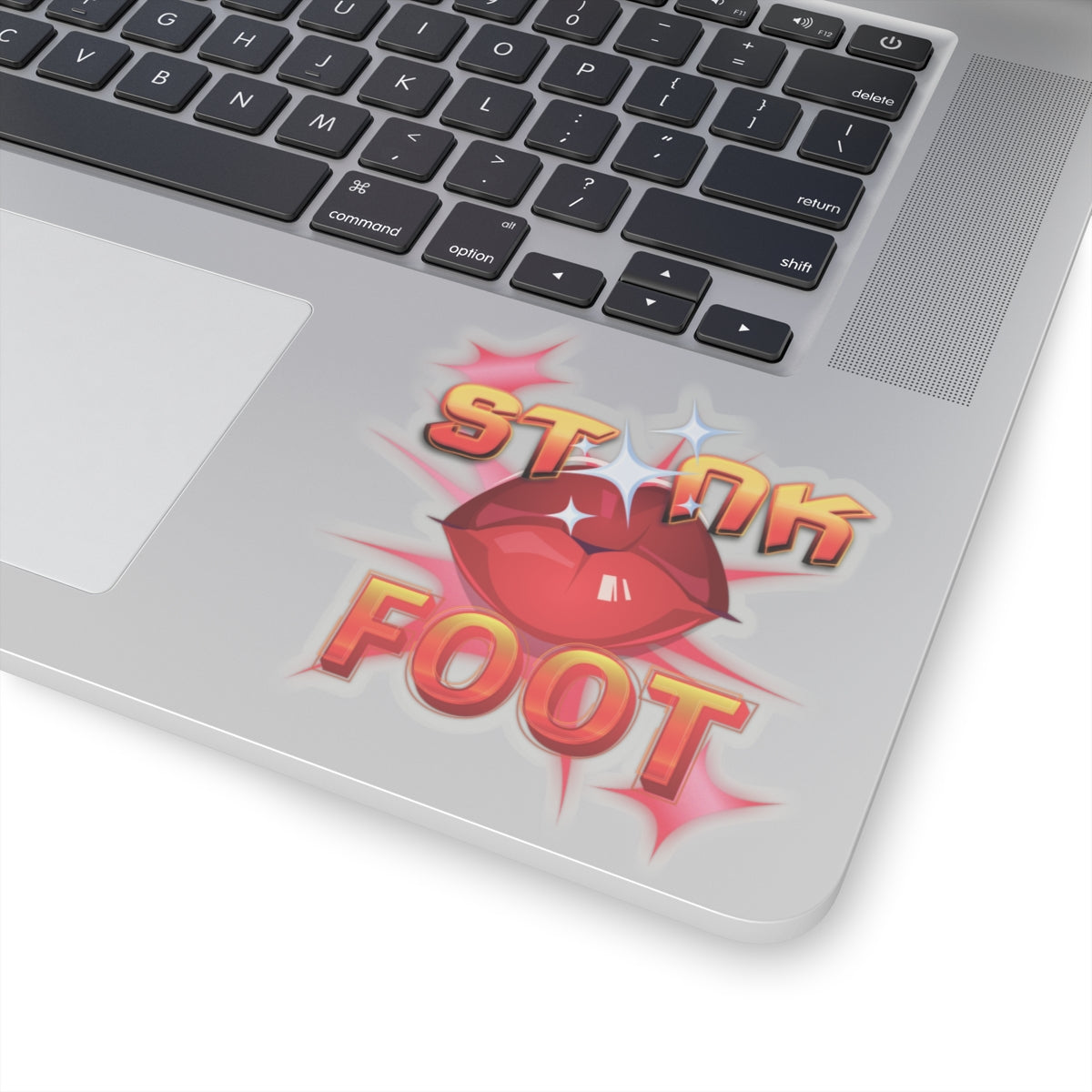 Artistic Design: The *STNK FOOT* Kiss-Cut Stickers