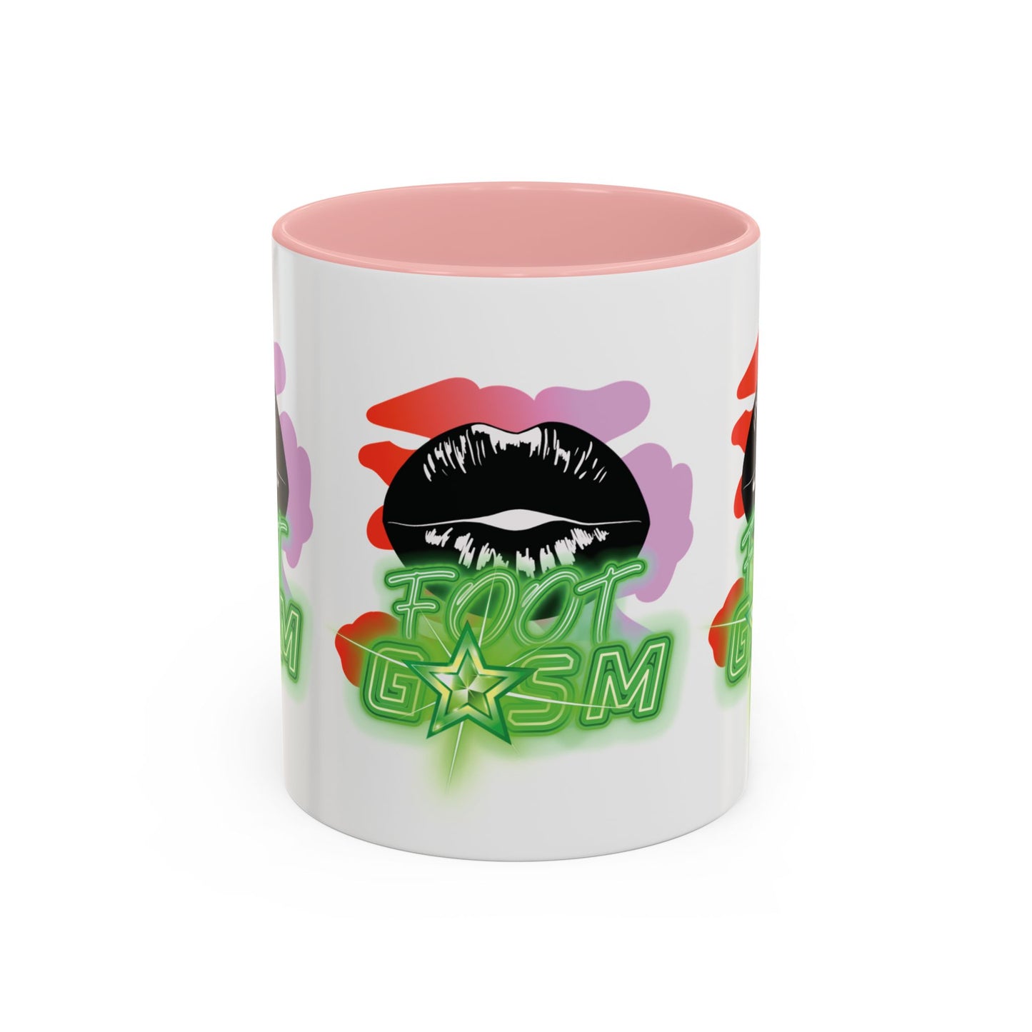 Artistic Design: The *FOOT GSM GREEN* Coffee Mug (11, 15oz)