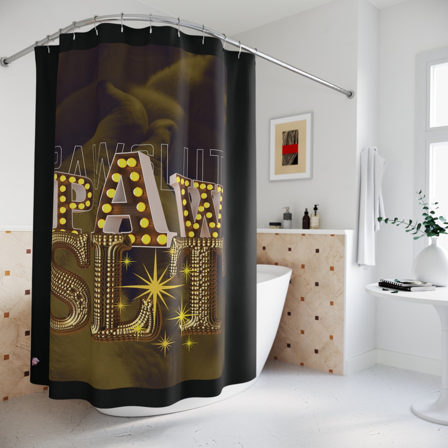 Artistry Design: The *PAW SLT* Shower Curtain