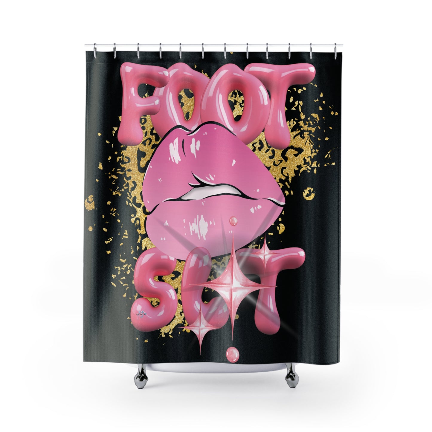 Artistry Design: The *FOOT SLT* Shower Curtain