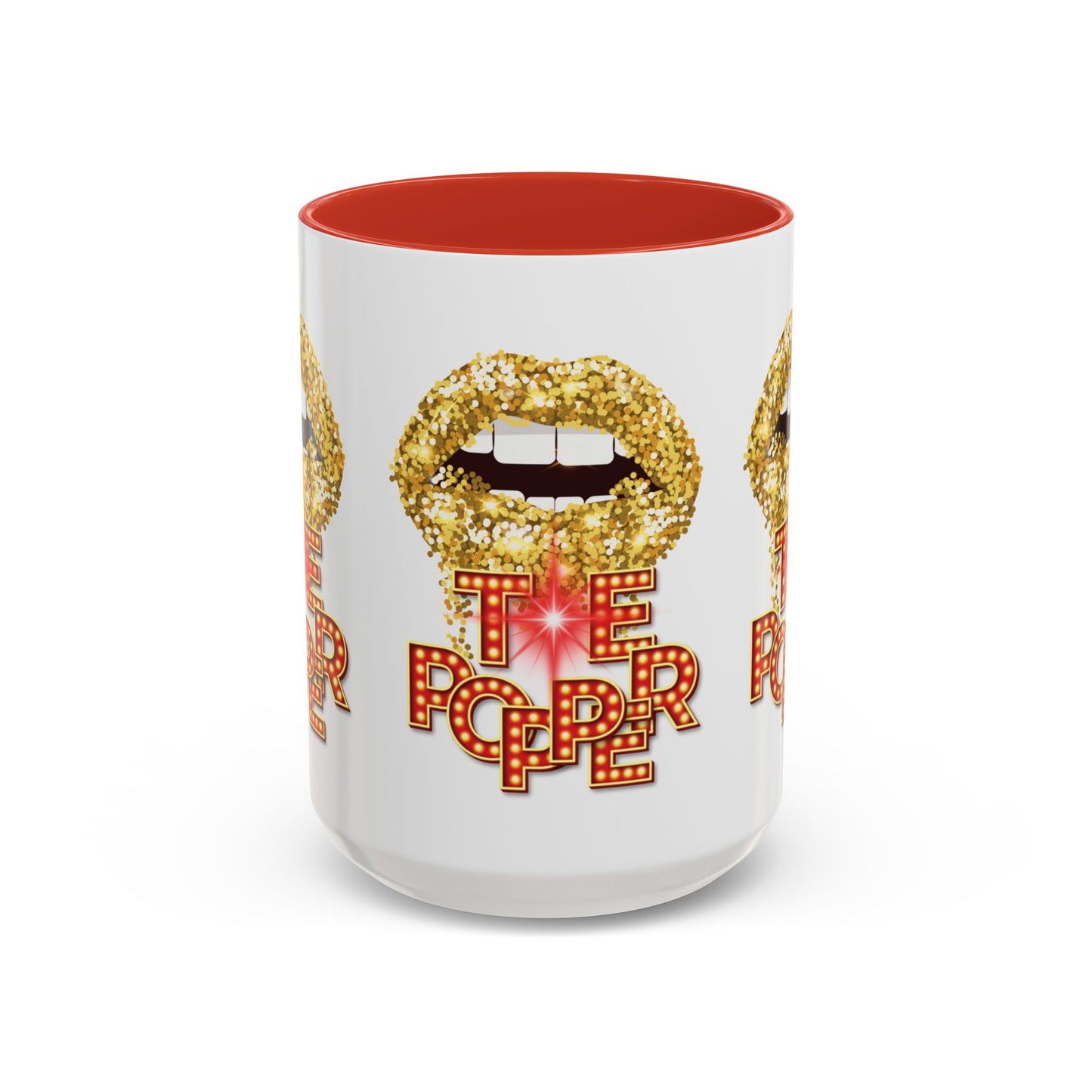 Artistic Design: The *TE POPPER* Coffee Mug (11, 15oz)