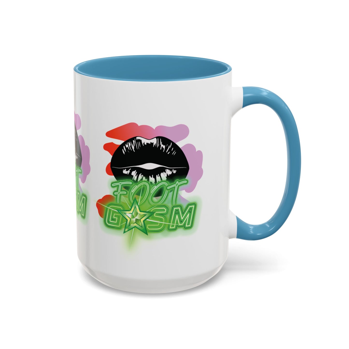 Artistic Design: The *FOOT GSM GREEN* Coffee Mug (11, 15oz)