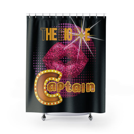 Artistry Design: The *THE BIG TE CAPTAIN* Shower Curtain