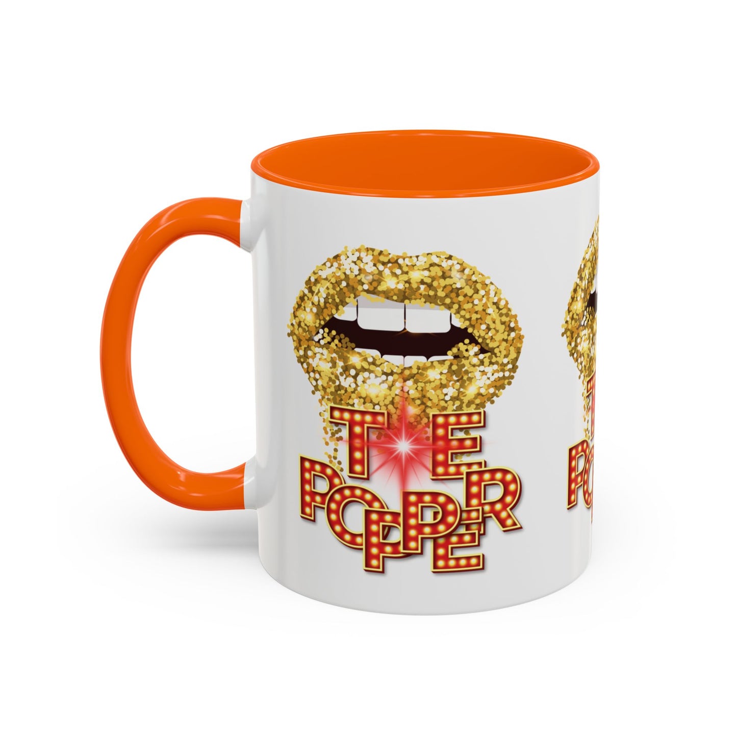 Artistic Design: The *TE POPPER* Coffee Mug (11, 15oz)