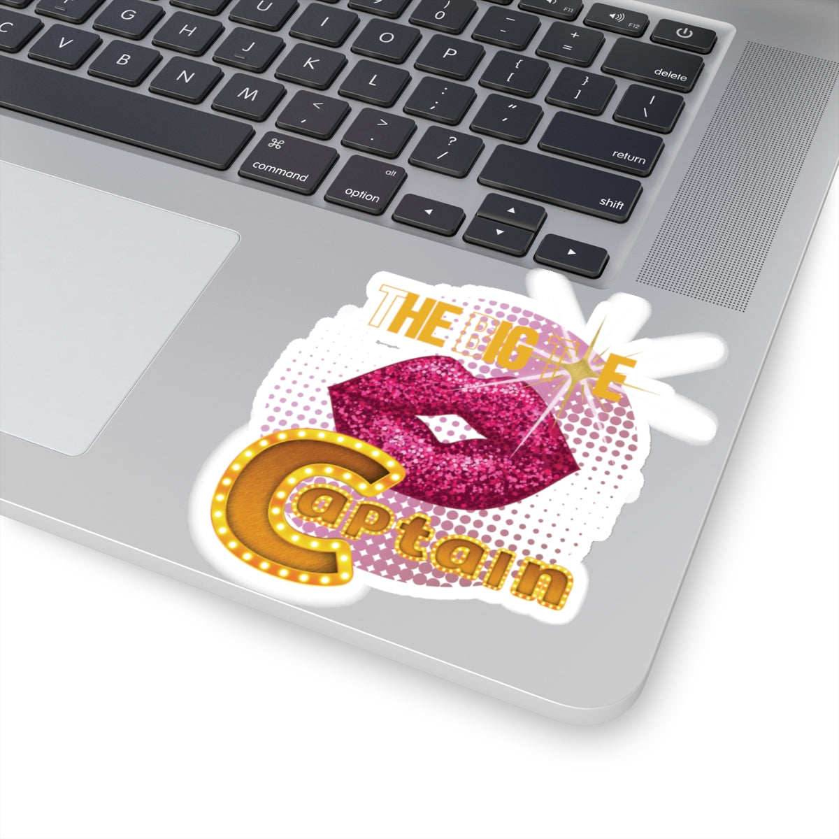 Artistic Design: The *THE BIG FOT CAPTAIN* Kiss-Cut Stickers