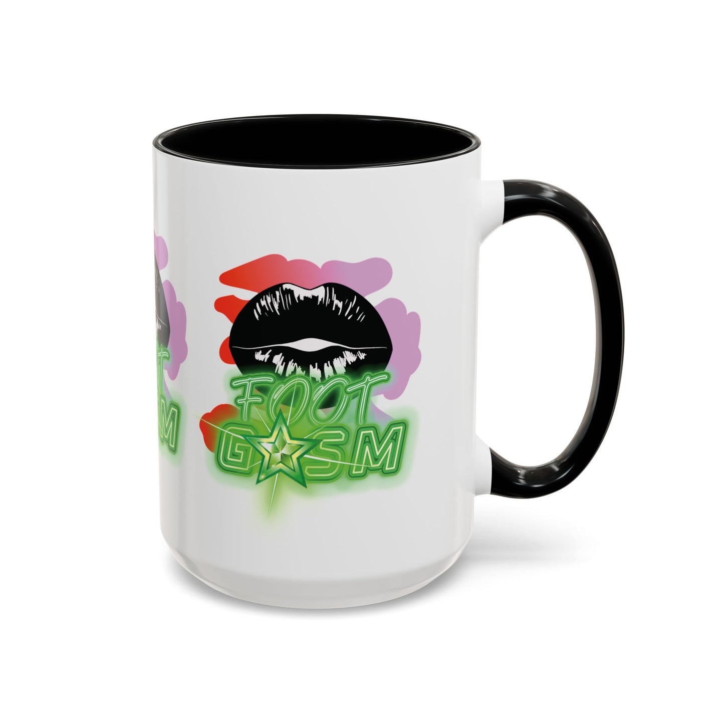 Artistic Design: The *FOOT GSM GREEN* Coffee Mug (11, 15oz)