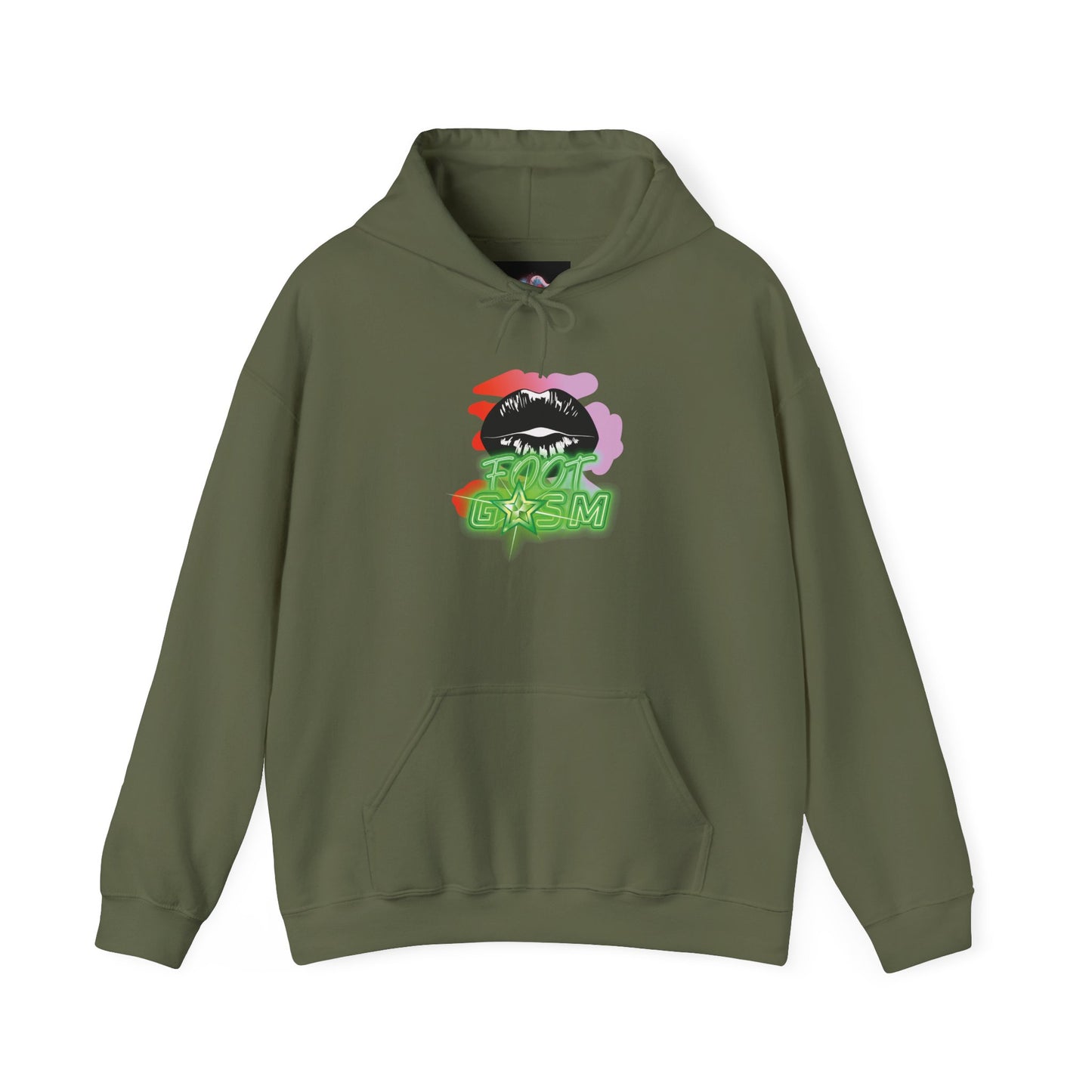 Artistry Comfort: The *FOOT GSM GREEN* Hoodie