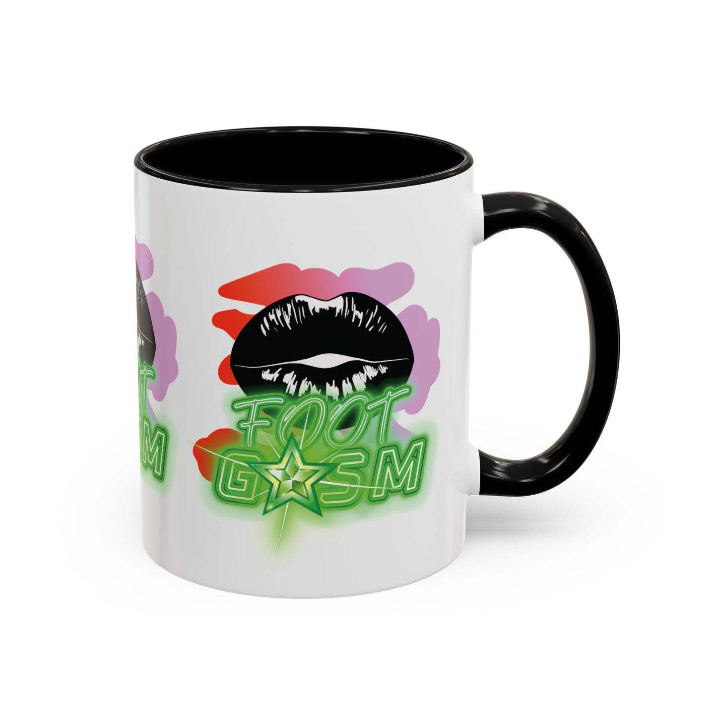 Artistic Design: The *FOOT GSM GREEN* Coffee Mug (11, 15oz)