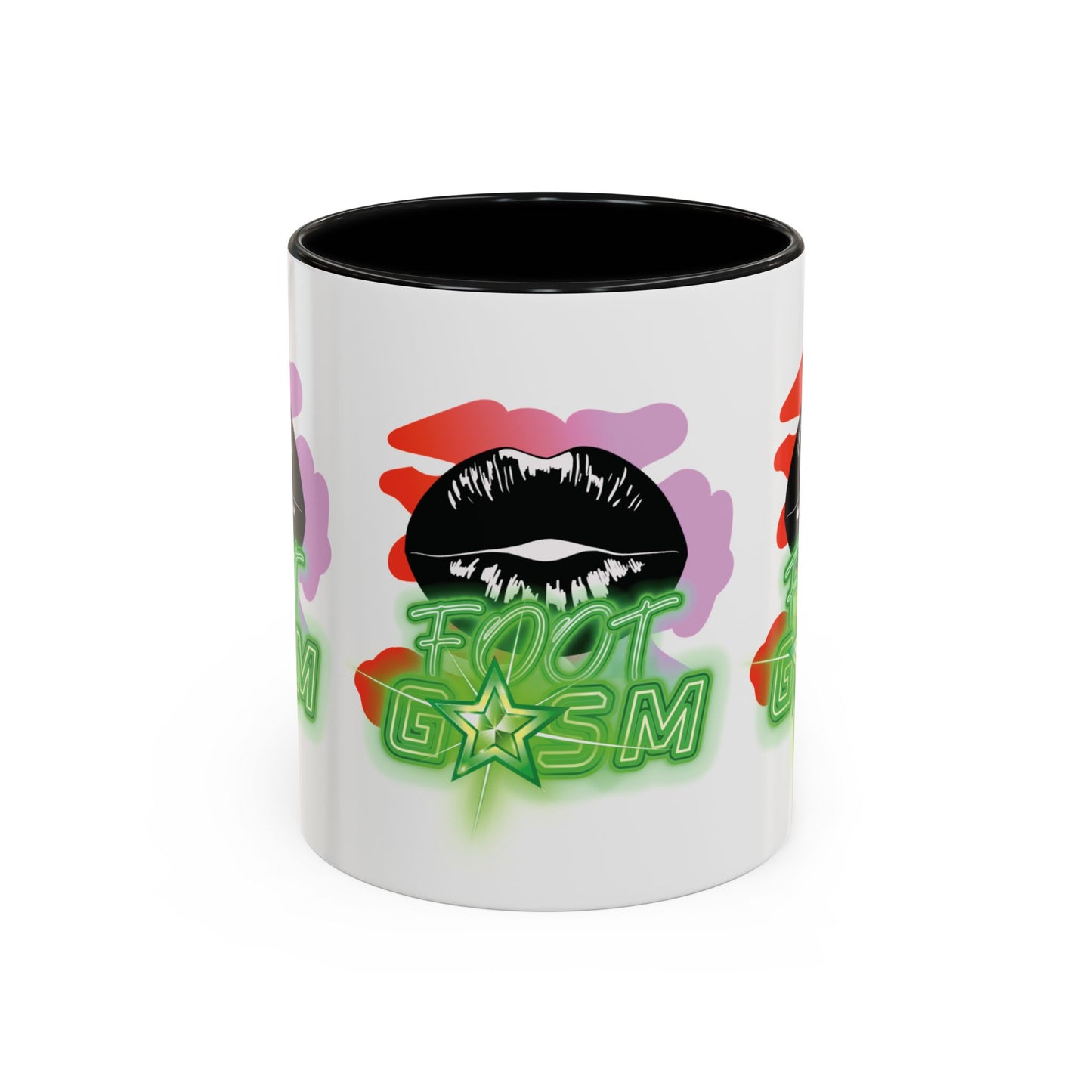 Artistic Design: The *FOOT GSM GREEN* Coffee Mug (11, 15oz)