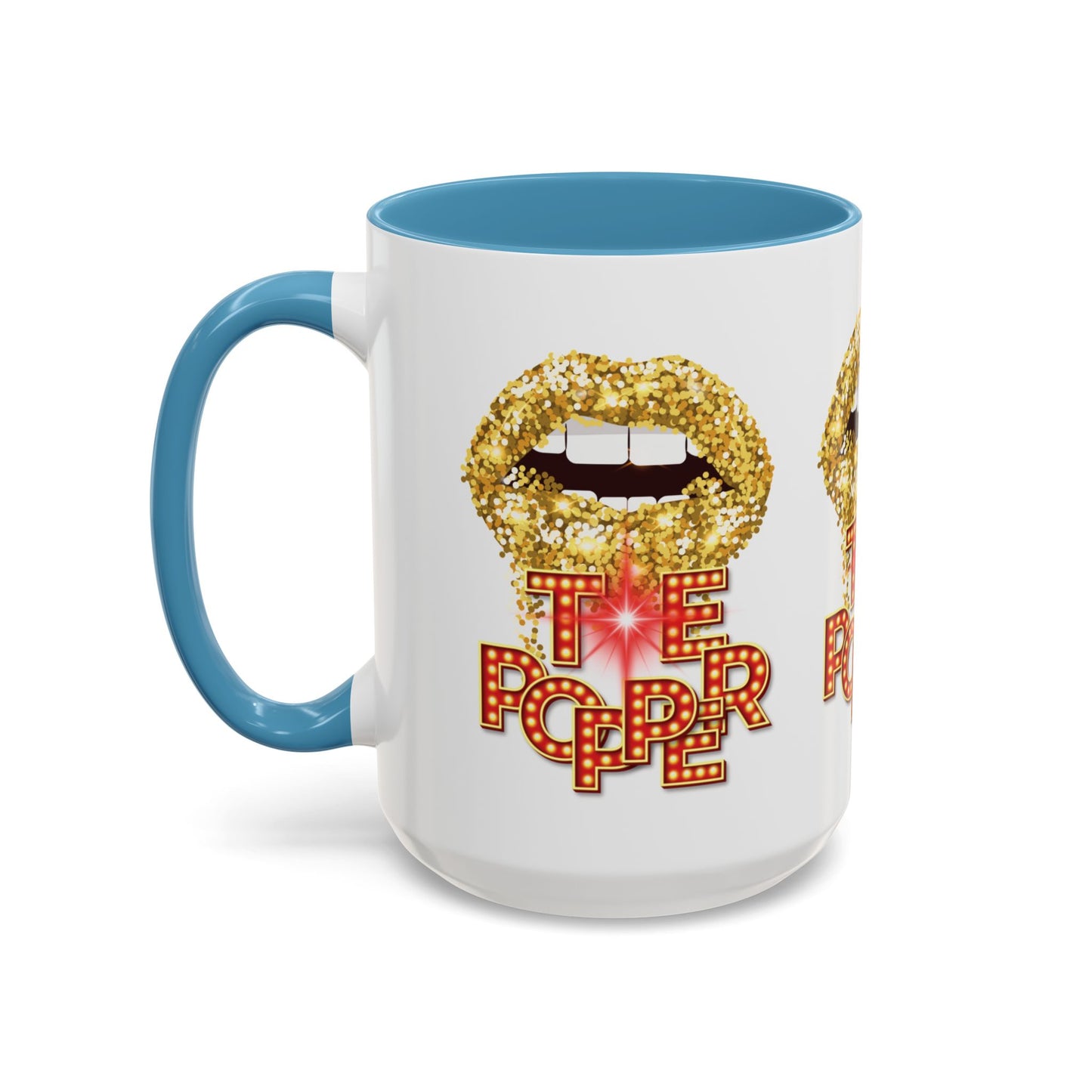 Artistic Design: The *TE POPPER* Coffee Mug (11, 15oz)