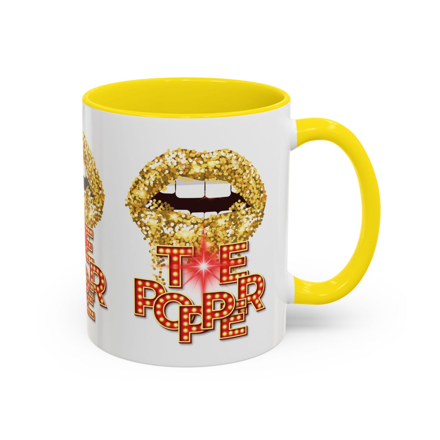 Artistic Design: The *TE POPPER* Coffee Mug (11, 15oz)