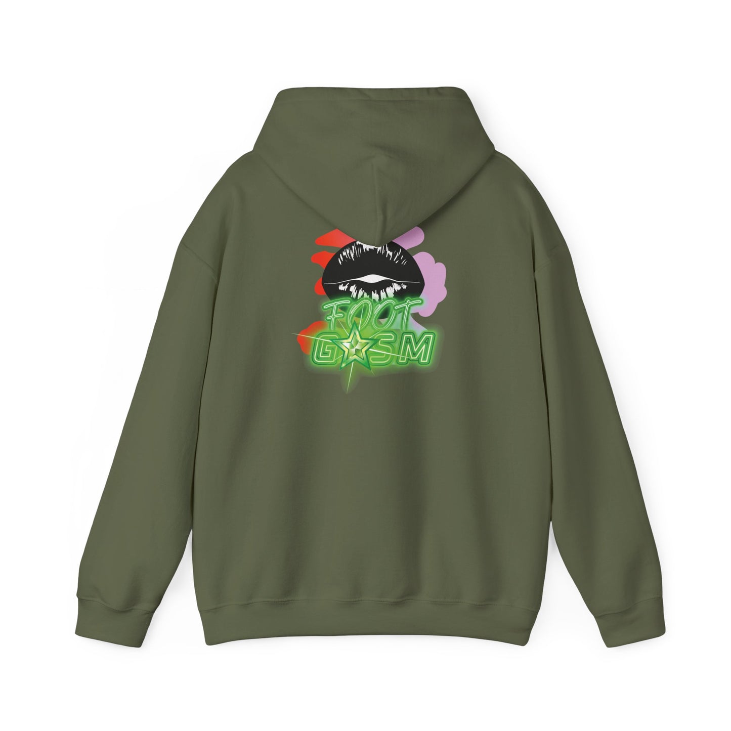 Artistry Comfort: The *FOOT GSM GREEN* Hoodie