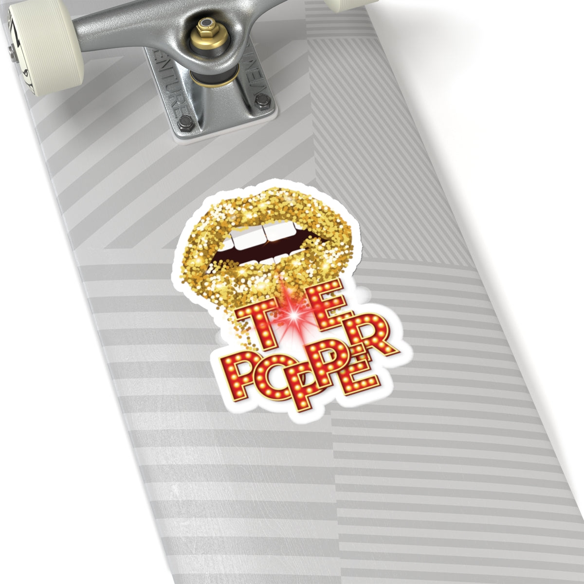 Artistic Design: The *TE POPPER* Kiss-Cut Stickers