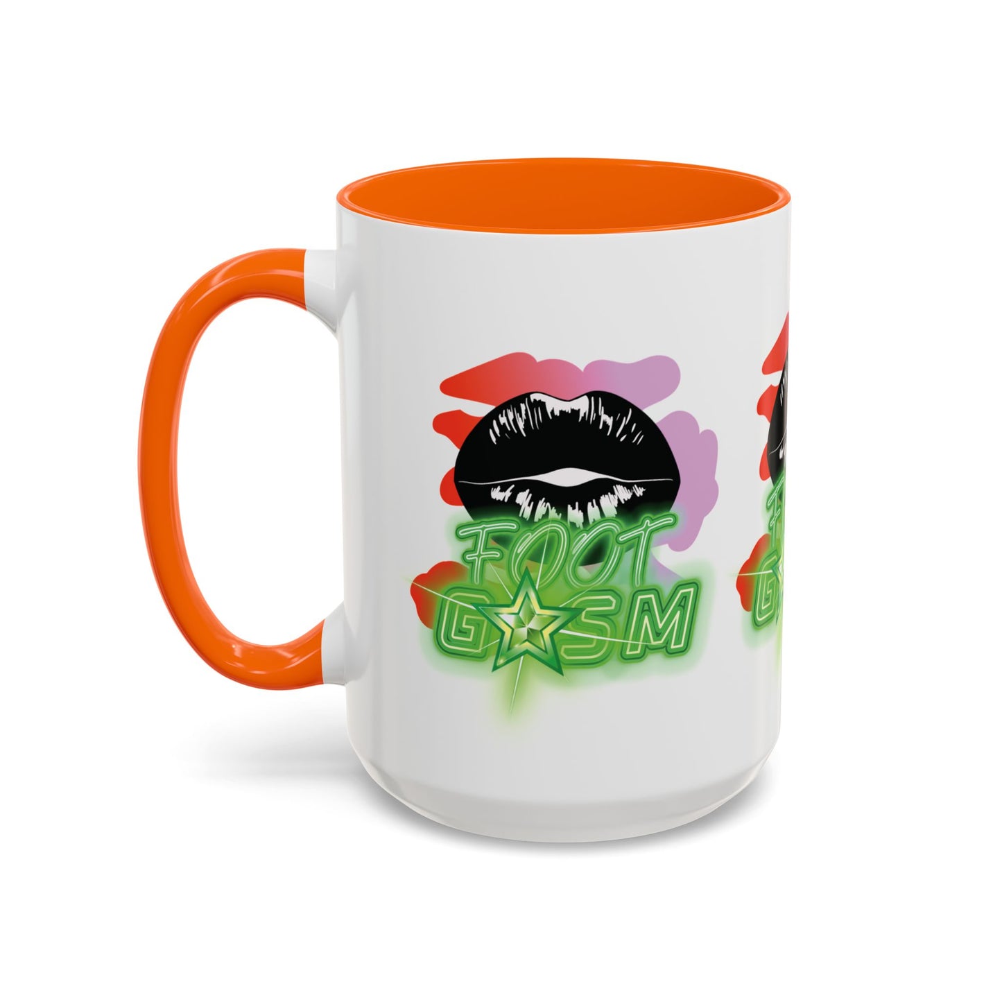 Artistic Design: The *FOOT GSM GREEN* Coffee Mug (11, 15oz)