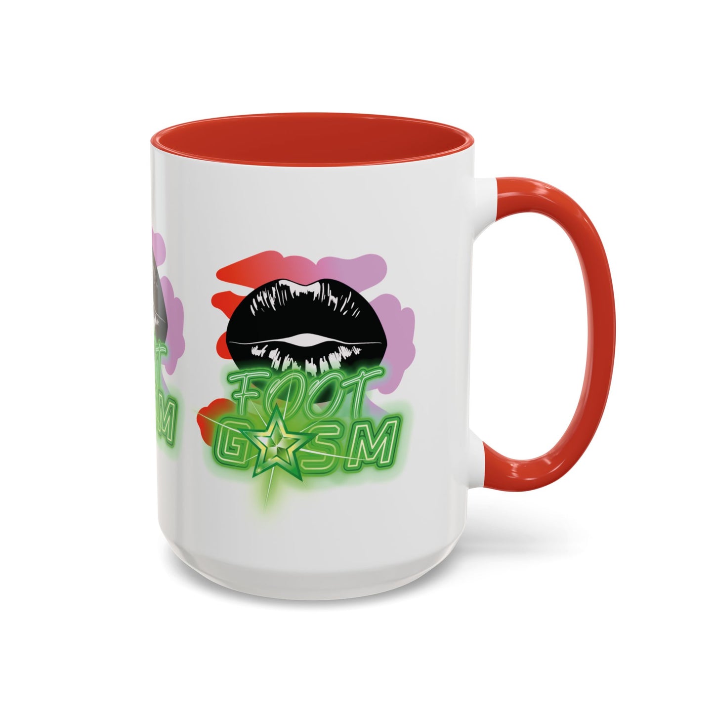 Artistic Design: The *FOOT GSM GREEN* Coffee Mug (11, 15oz)