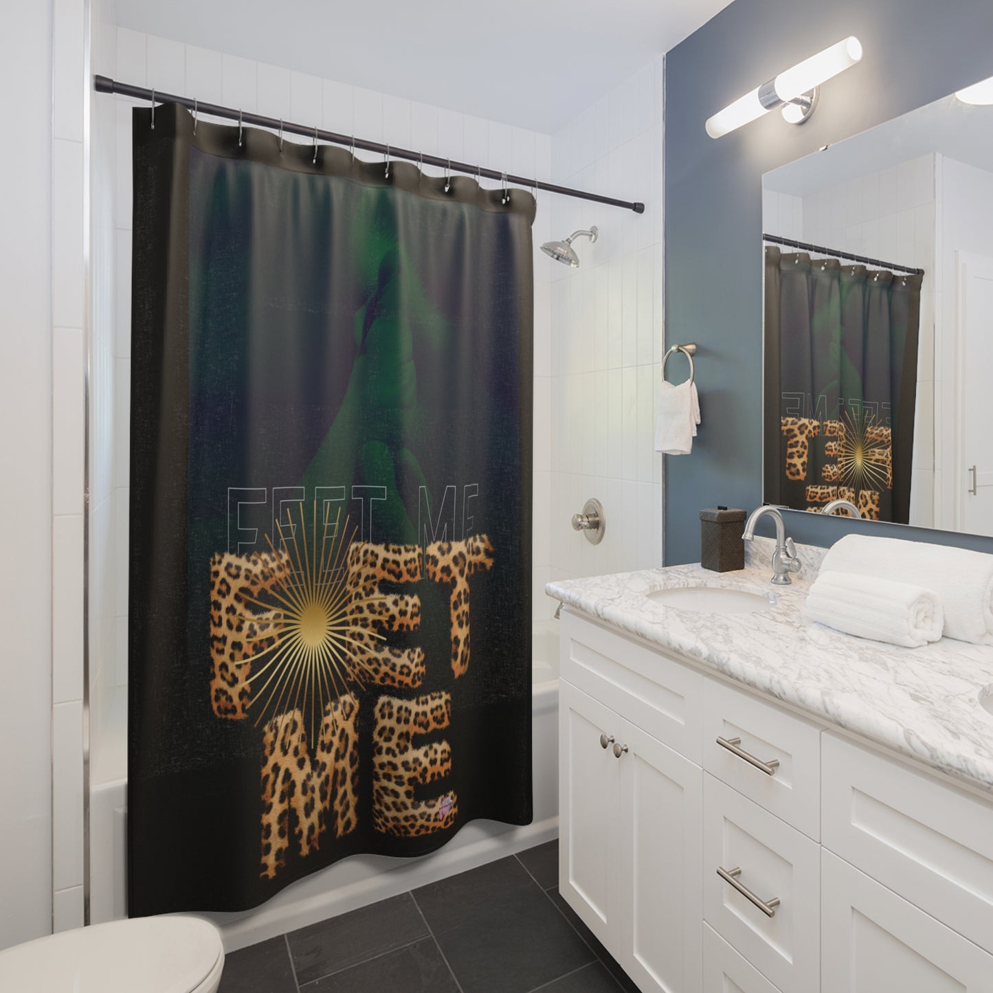 Artistry Design: The *FET ME* Shower Curtain