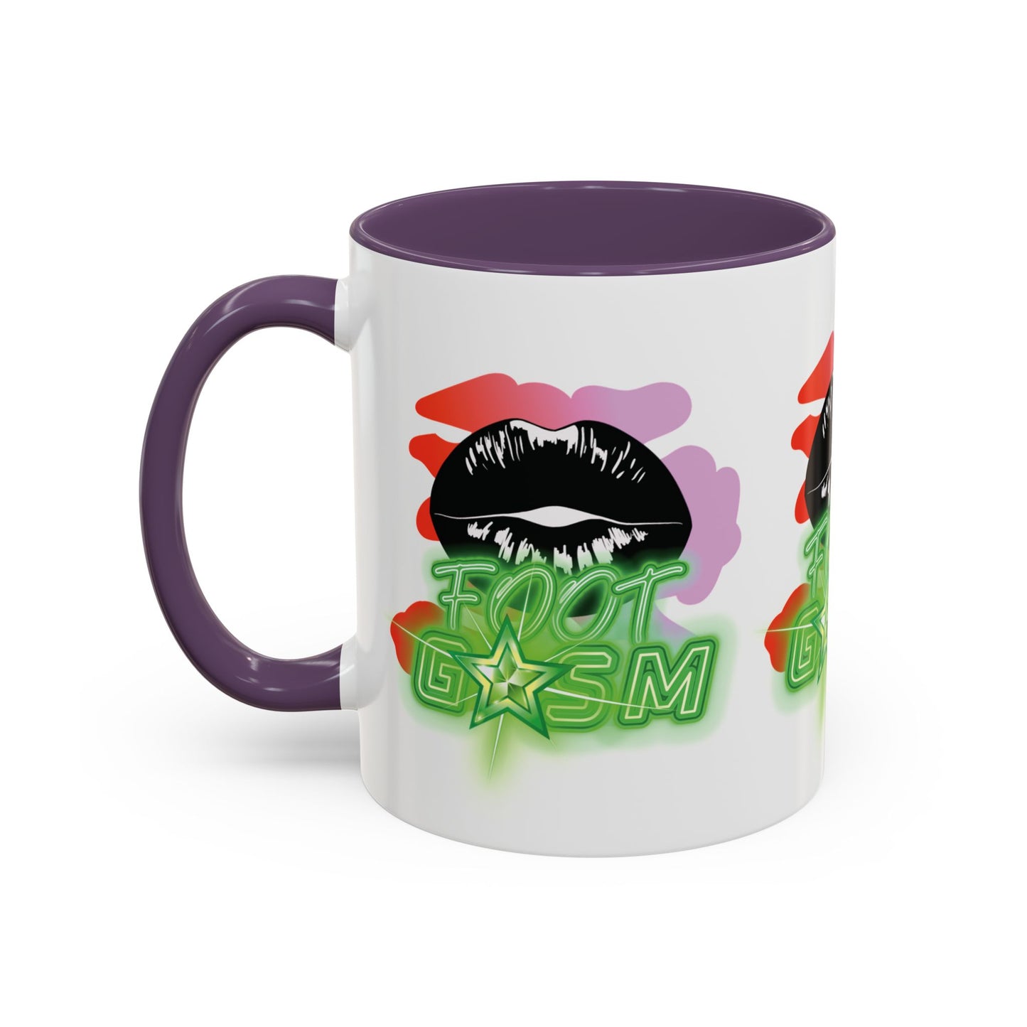 Artistic Design: The *FOOT GSM GREEN* Coffee Mug (11, 15oz)