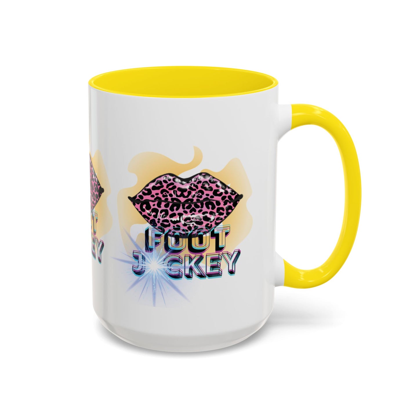 Artistic Design: The *FOOT JCKEY* Coffee Mug (11, 15oz)