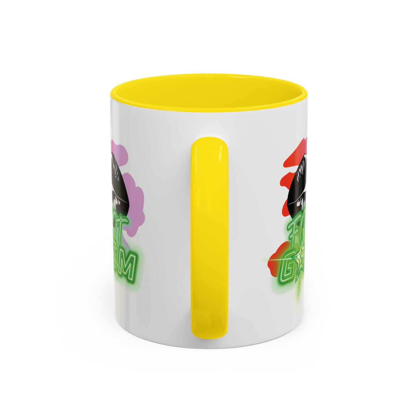 Artistic Design: The *FOOT GSM GREEN* Coffee Mug (11, 15oz)