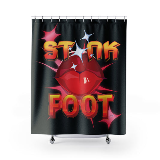 Artistry Design: The *STNK FOOT* Shower Curtain