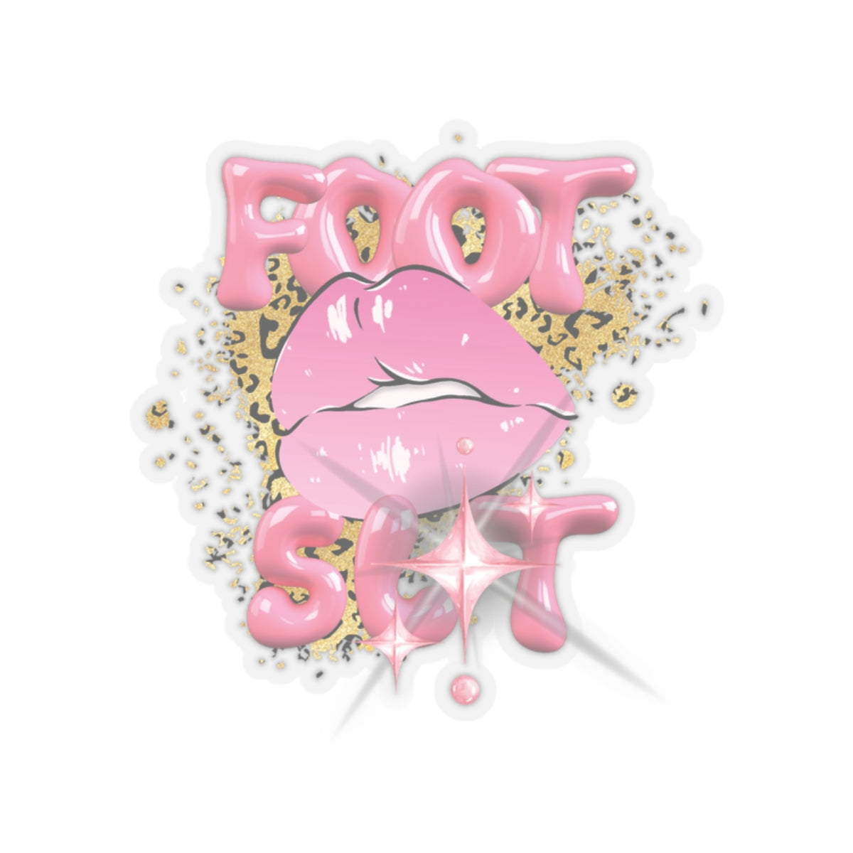 Artistic Design: The *FOOT SLT* Kiss-Cut Stickers