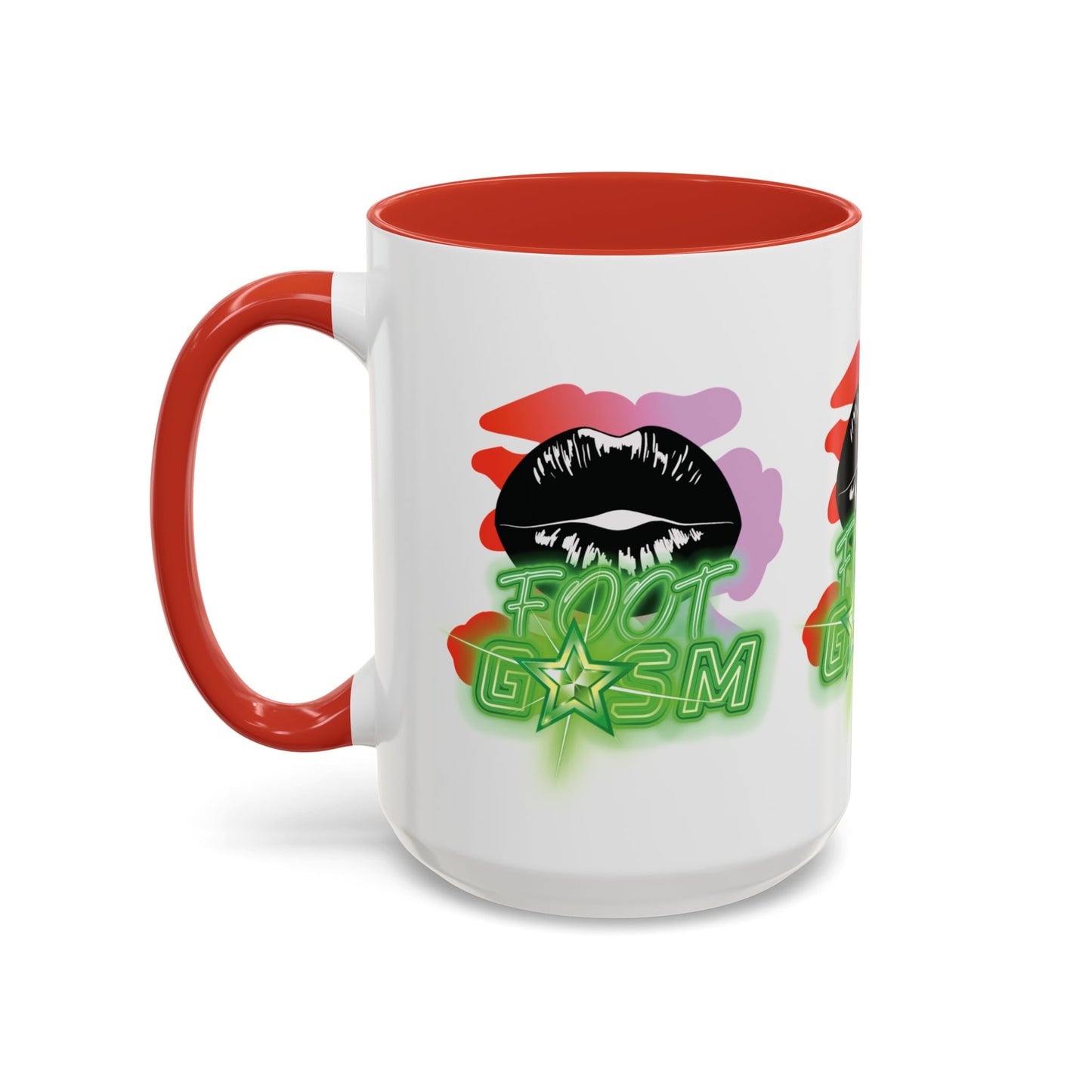 Artistic Design: The *FOOT GSM GREEN* Coffee Mug (11, 15oz)