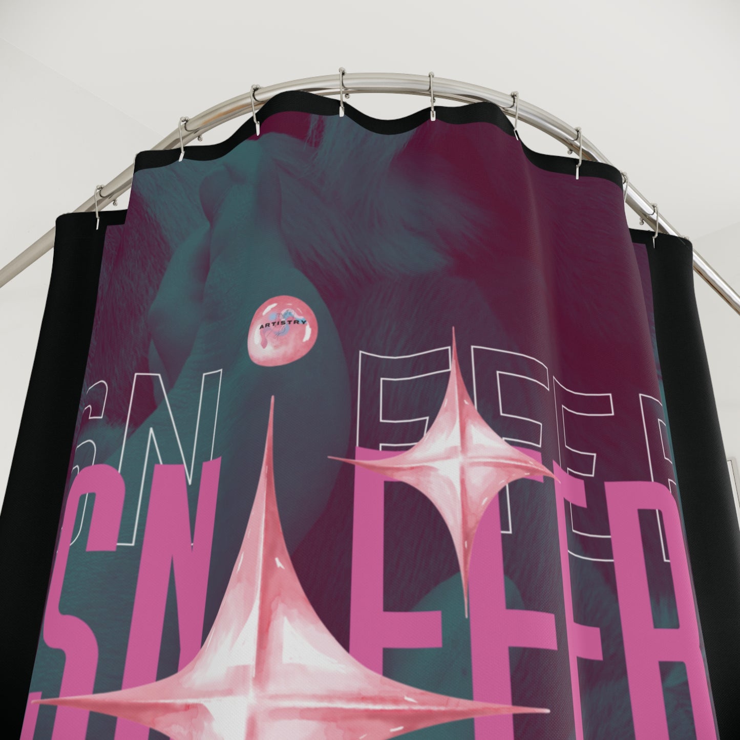 Artistry Design: The *SNIFFER* Shower Curtain