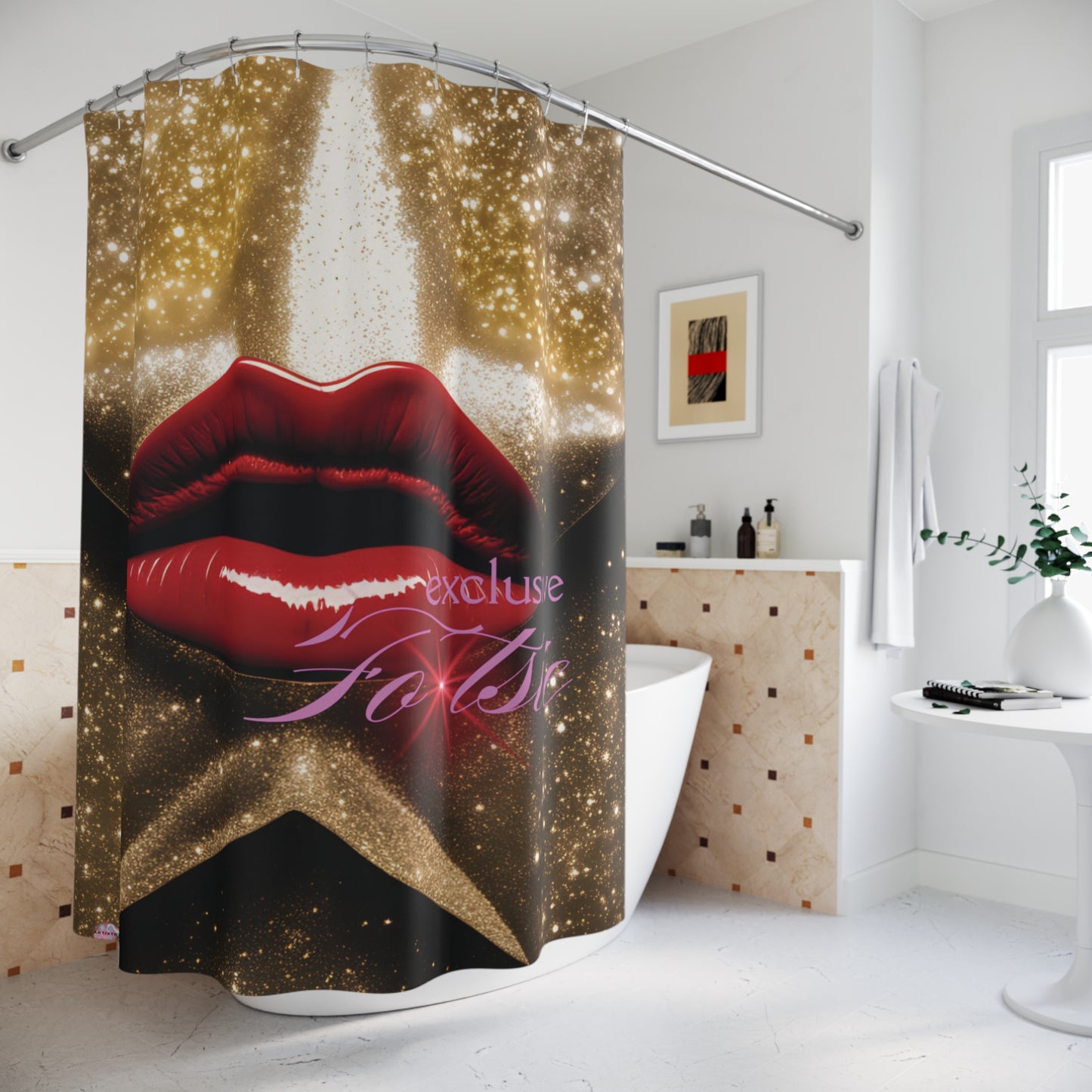 Artistry Design: The *EXCLUSIVE FOTSIE* Shower Curtain