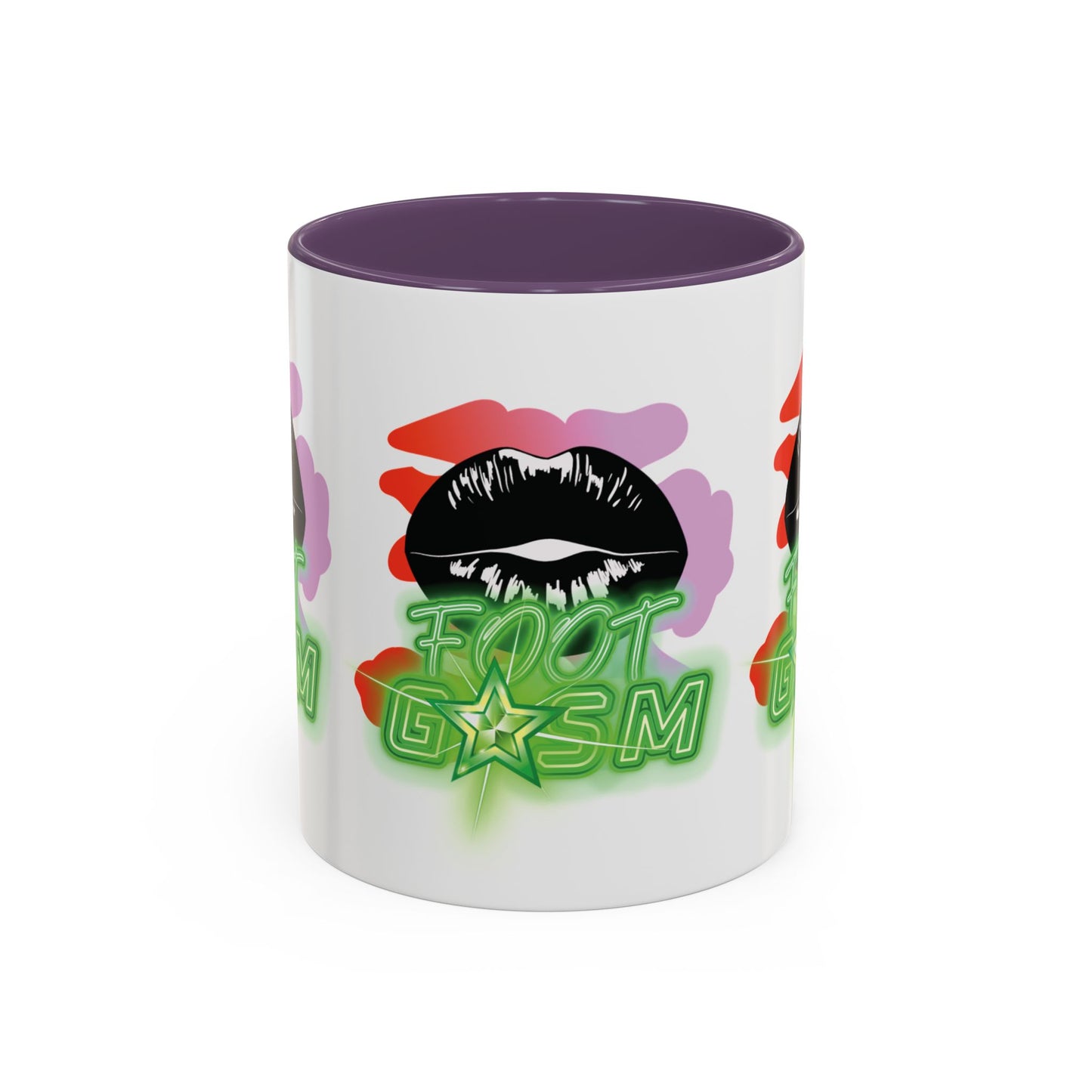 Artistic Design: The *FOOT GSM GREEN* Coffee Mug (11, 15oz)