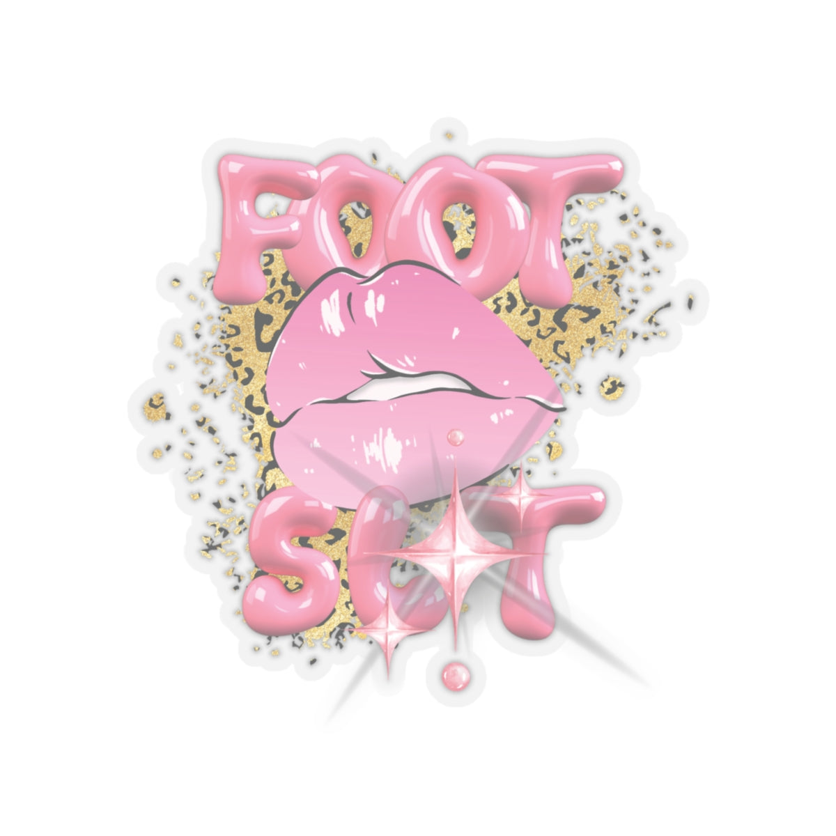 Artistic Design: The *FOOT SLT* Kiss-Cut Stickers