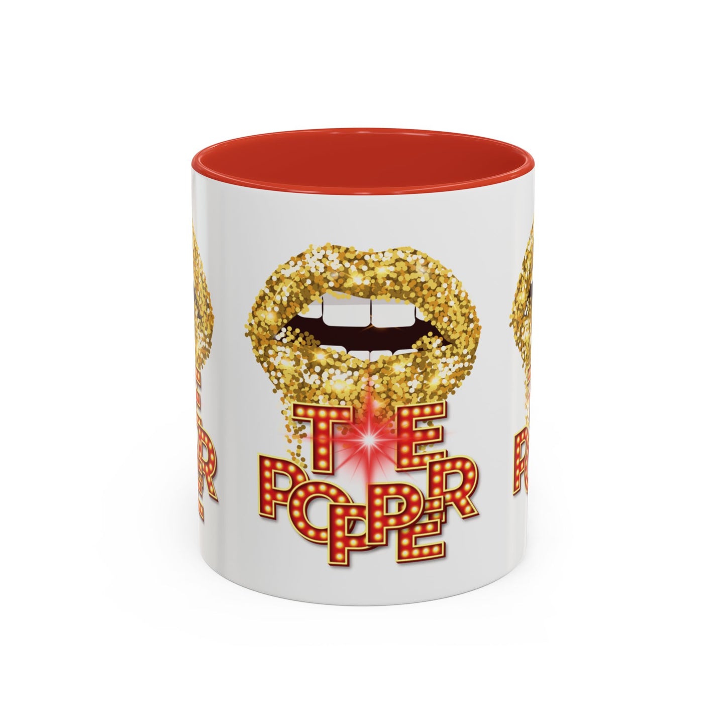 Artistic Design: The *TE POPPER* Coffee Mug (11, 15oz)