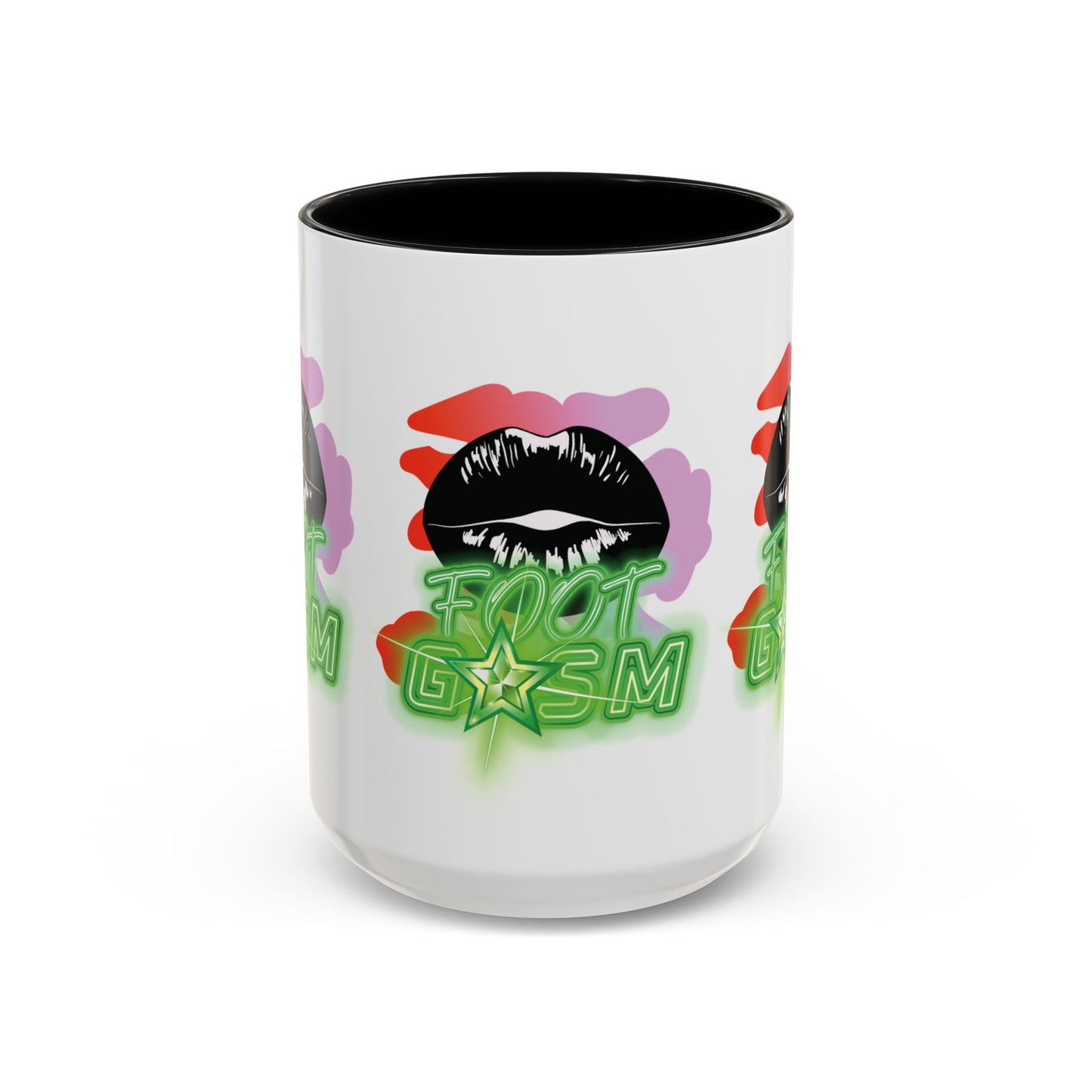 Artistic Design: The *FOOT GSM GREEN* Coffee Mug (11, 15oz)