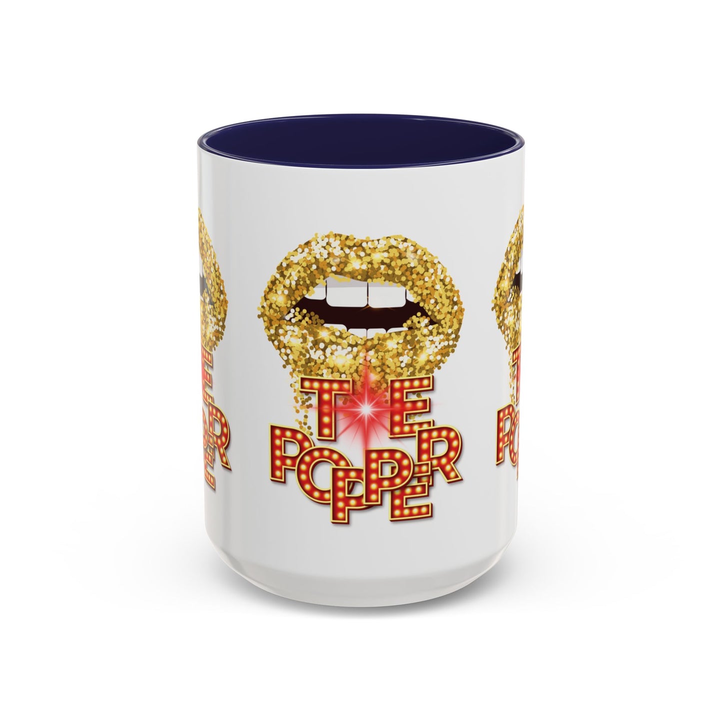 Artistic Design: The *TE POPPER* Coffee Mug (11, 15oz)