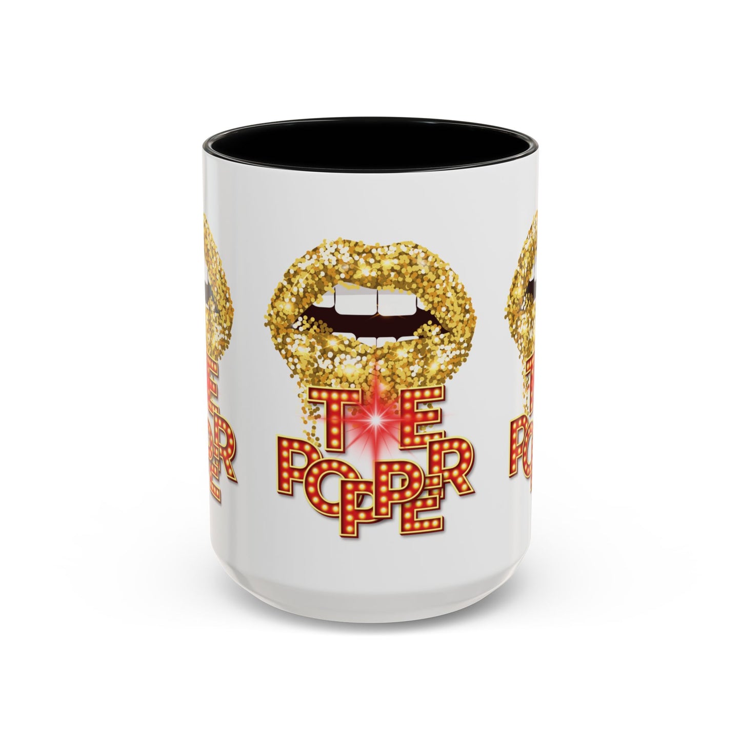 Artistic Design: The *TE POPPER* Coffee Mug (11, 15oz)