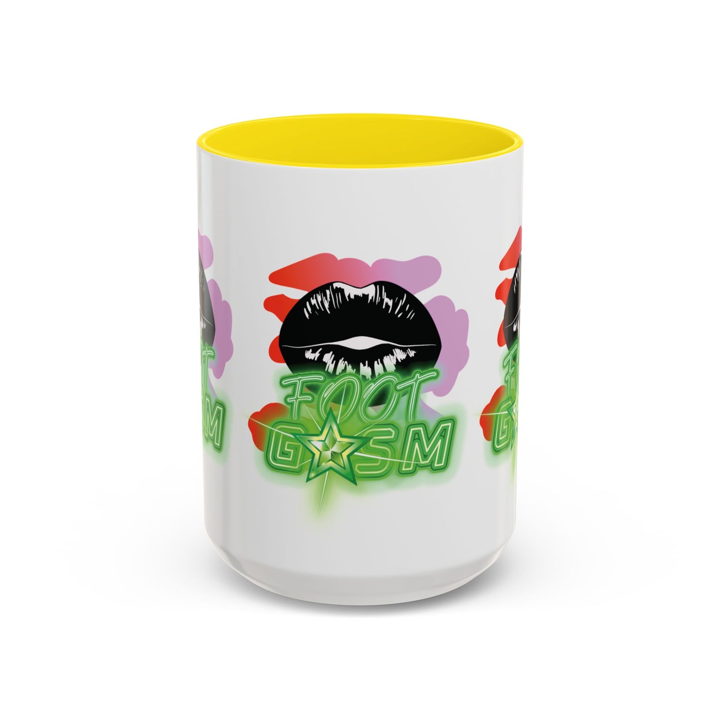 Artistic Design: The *FOOT GSM GREEN* Coffee Mug (11, 15oz)