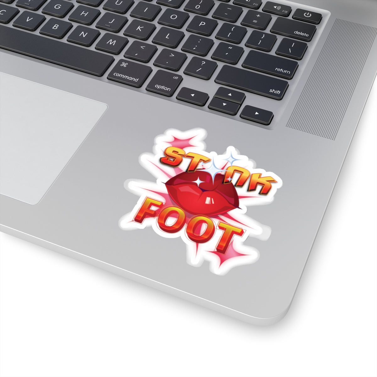 Artistic Design: The *STNK FOOT* Kiss-Cut Stickers