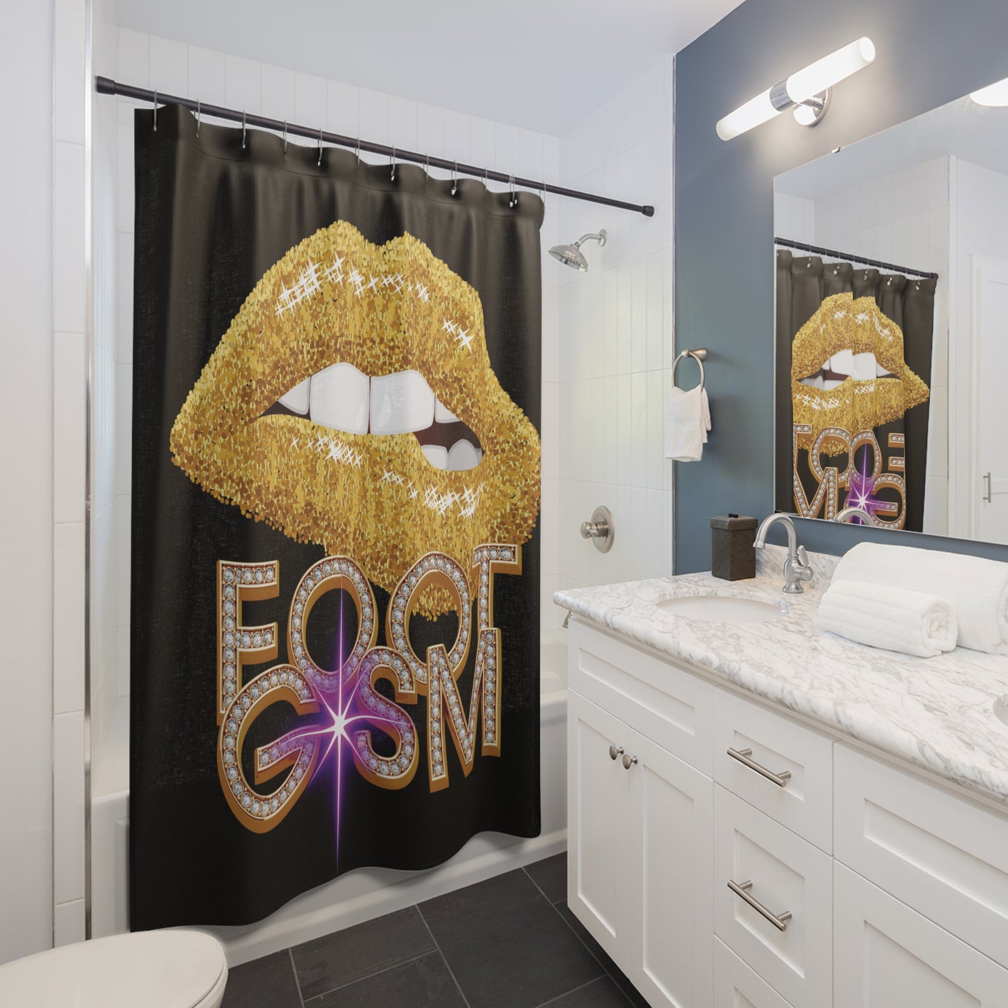 Artistry Design: The *FOOT GSM* Shower Curtain