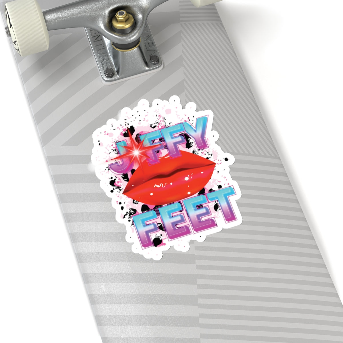 Artistic Design: The *JFFY FEET* Kiss-Cut Stickers