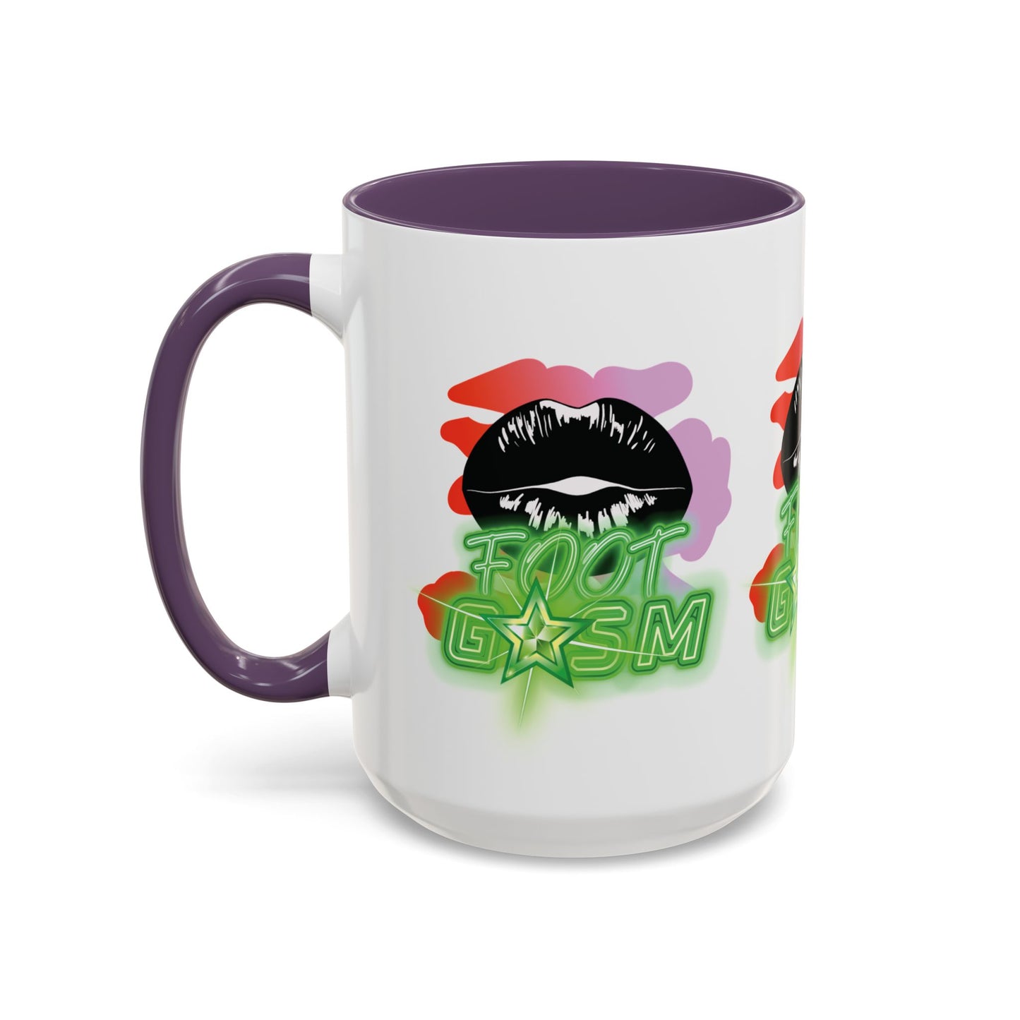 Artistic Design: The *FOOT GSM GREEN* Coffee Mug (11, 15oz)